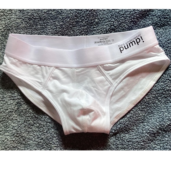 Pump white cotton brief - Picture 2 of 5